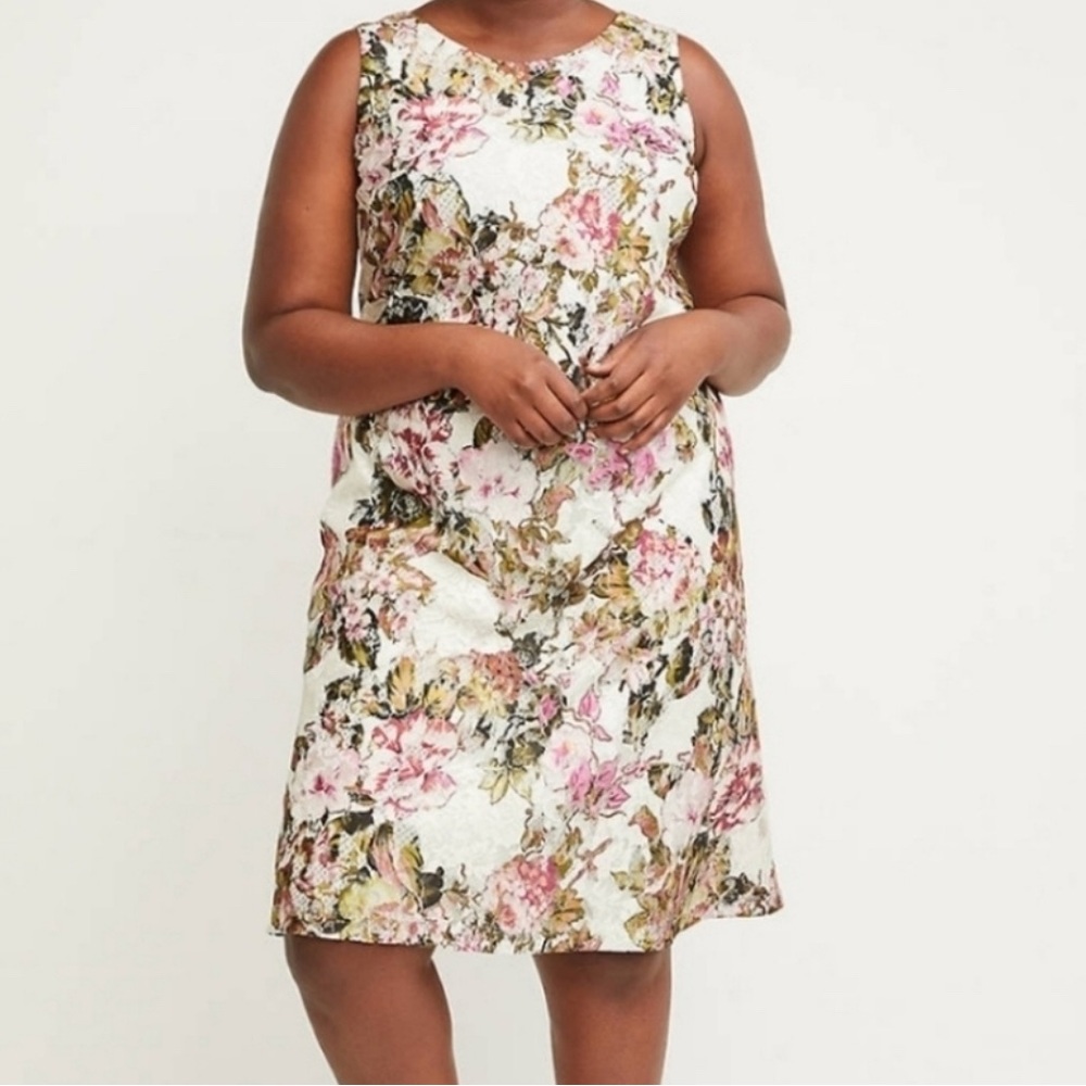 NWOT Floral Dress - White and Pink